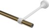 Gardinenstange Metall 16 mm Ø PRIMUS - Lucan Messing Antik (ohne Ringe) 100 cm
