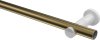 Gardinenstange Metall 20 mm Ø PLATON - Mavell Messing Antik / Edelstahl-Optik (ohne Ringe) 100 cm