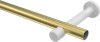 Gardinenstange Messing-Optik 20 mm Ø PRESTIGE - Santo (ohne Ringe) 100 cm