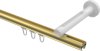 Innenlauf Gardinenstange Messing-Optik / Edelstahl-Optik 20 mm Ø SITENO - Santo 100 cm