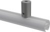 Deckenträger Sonius 2,5 cm Silbergrau für Gardinenschienen SLIMLINE (2 Stück) 