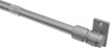 Caféhausstange Metall / Kunststoff 12/10 mm Ø Sora Silbergrau ausziehbar 55-85 cm
