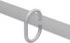 Duschvorhangringe (Duschringe) Transparent Typ C-Form, offen für Duschvorhangstangen 10 Stück