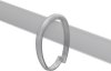 Duschvorhangringe (Duschringe) Transparent Typ Oval, verschließbar für Duschvorhangstangen 10 Stück