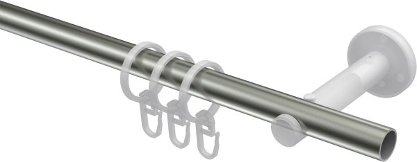 Gardinenstange Edelstahl-Optik 16 mm Ø MEDIUM - Casa