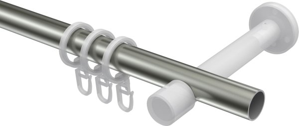 Gardinenstange Edelstahl-Optik 20 mm Ø PRESTIGE - Santo