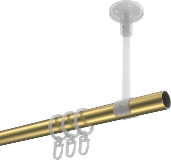 Gardinenstange Messing-Optik 20 mm Ø SONETTE - Santo