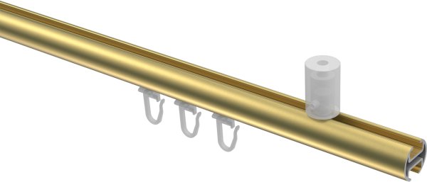 Innenlauf Gardinenstange Messing-Optik 20 mm Ø SONIUS - Santo