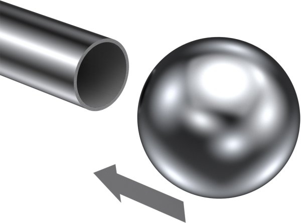 Endstücke Luino (Kugel) Chrom für Gardinenstangen 20 mm Ø (2 Stück)