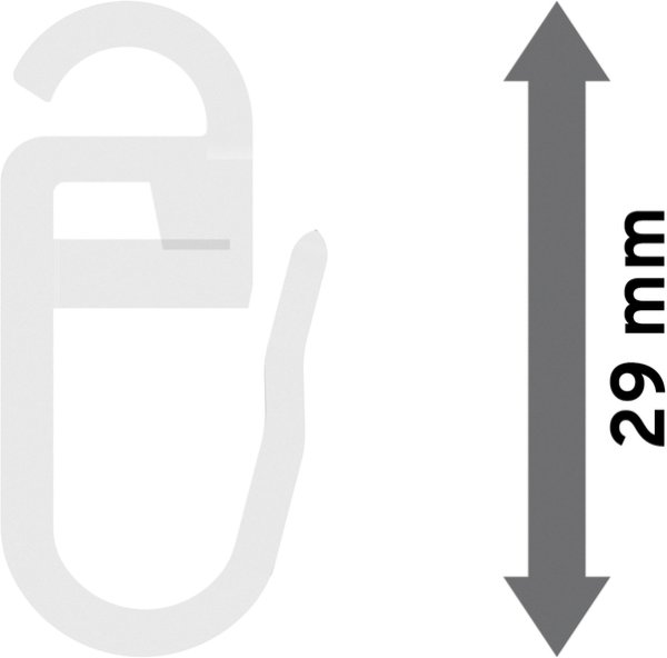 Ringe (Flachringe) Edelstahl Typ A20 für Gardinenstangen 20 mm Ø