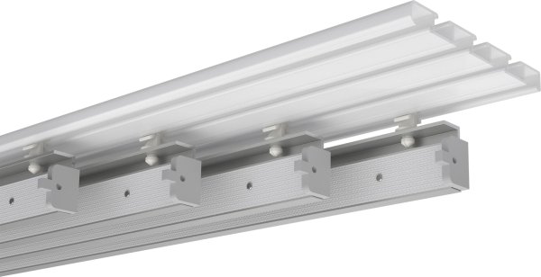 Paneelwagen Universal Fastfix Aluminium mit Klettband 60 cm Silbergrau