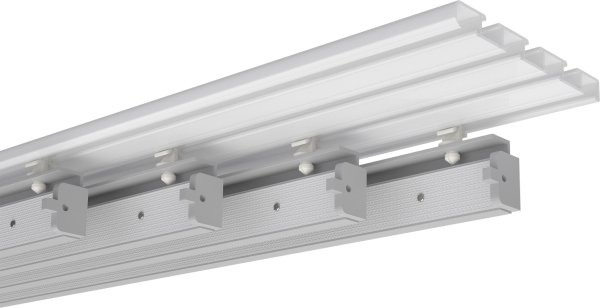 Paneelwagen Universal Fastfix Kunststoff mit Klettband 60 cm Grau