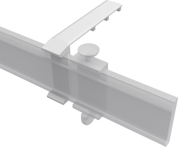 Mitnehmer Kunststoff für Paneelwagen Universal Easyslide (2 Stück)