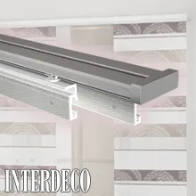 Mehrläufige Gardinenschienen und Vorhangschienen für die Schiebevorhänge