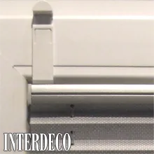 Klemmträger Falzmaster - Plissees im Fensterfalz bohrfrei anbringen.