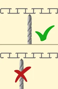 Tipps zum Durchbohren von Gardinenschienen