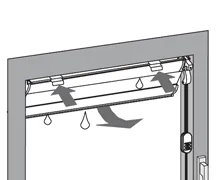 Plissee-Reinigung Schritt 8