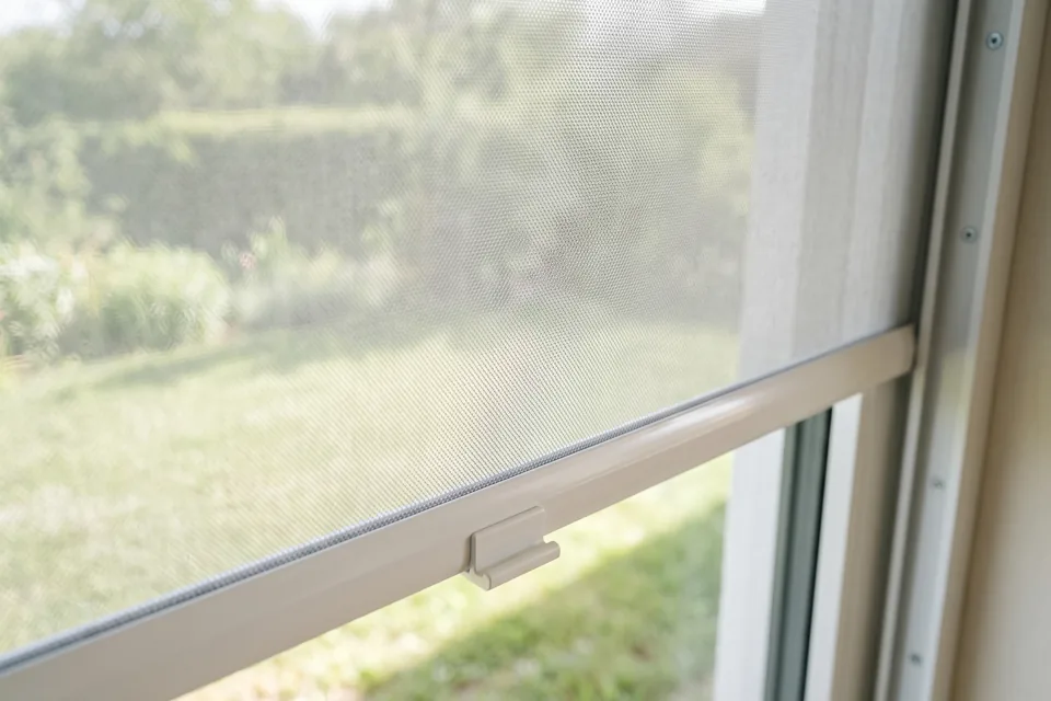 Makro eines Screen-Gewebes