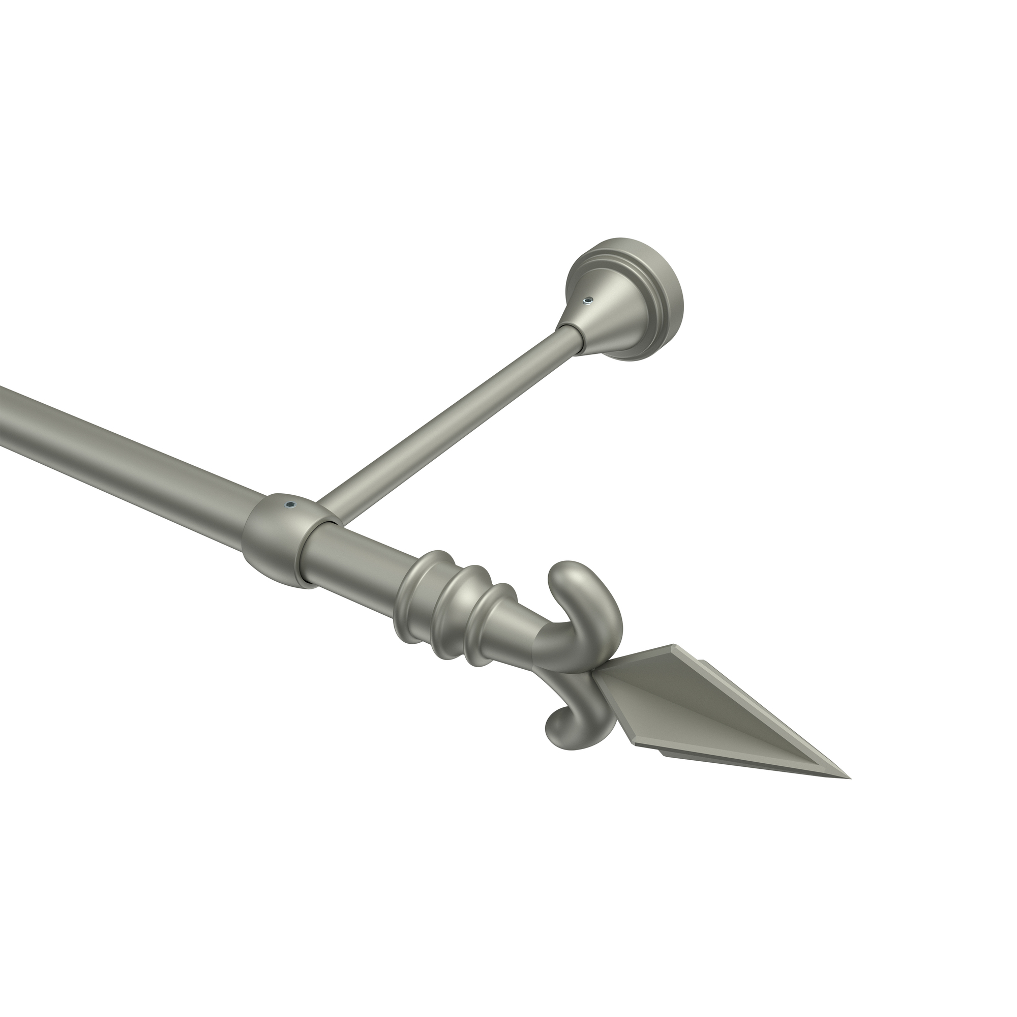 Vorhangstange Chrom matt, Metall 16 mm Ø Primus Matteo