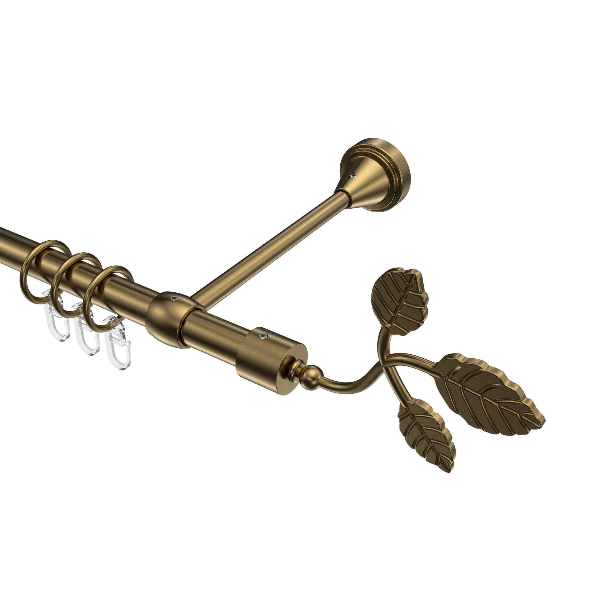 Gardinenstangen Metall 16 mm Ø Primus Alessia Messing Antik