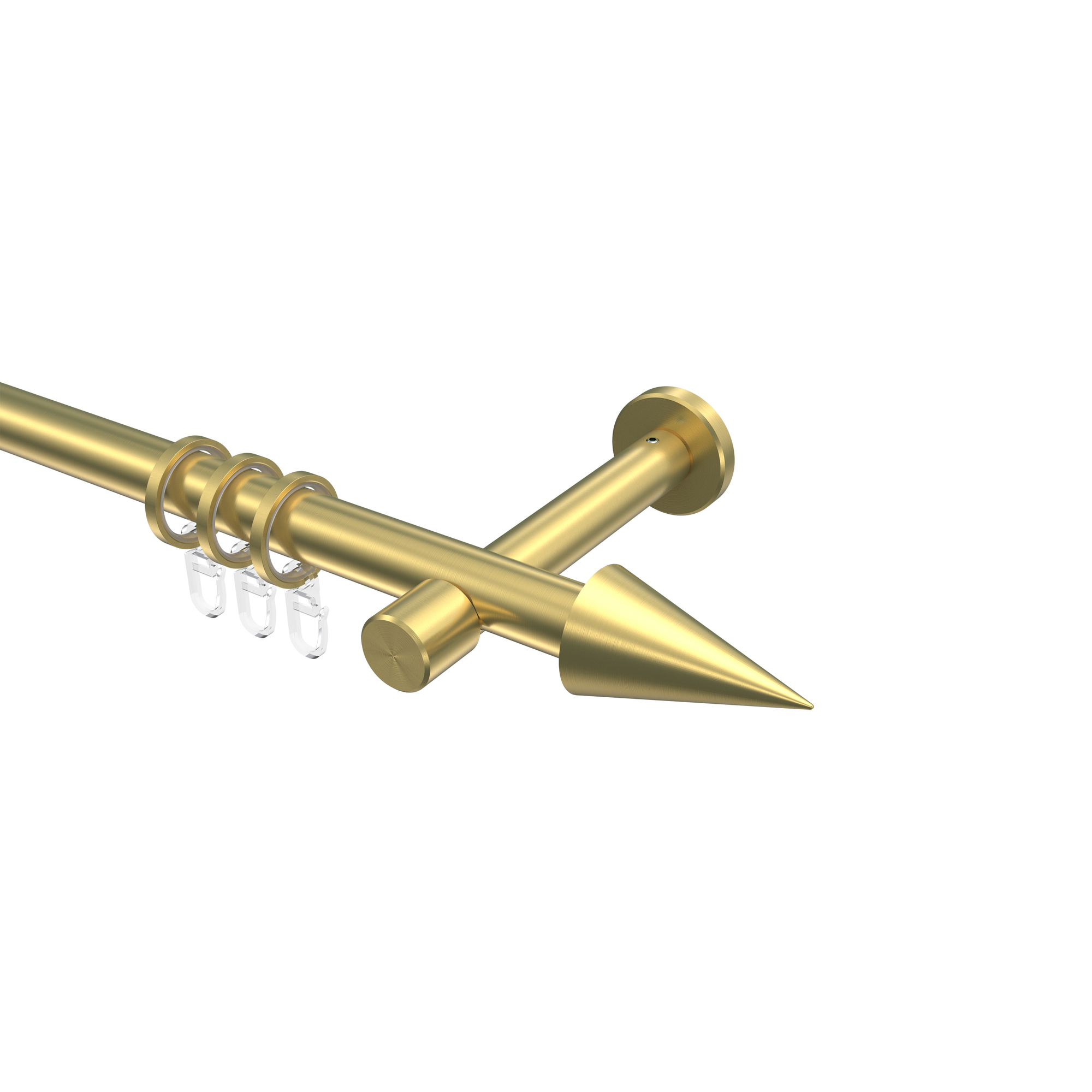 Gardinenstangen Messing-Optik 20 mm Ø Prestige Savio