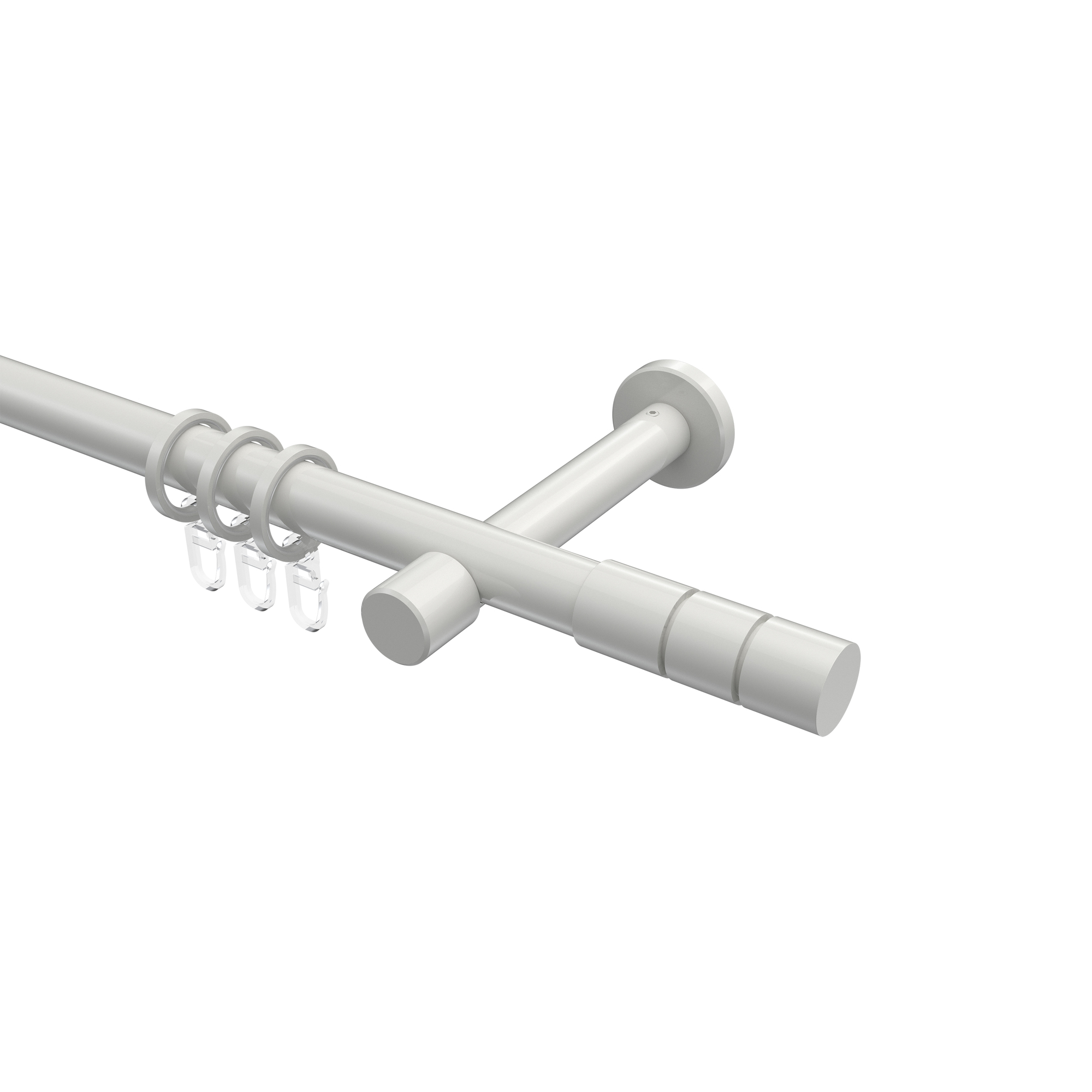 Stilgarnituren Weiß, Metall 20 mm Ø Prestige Elanto