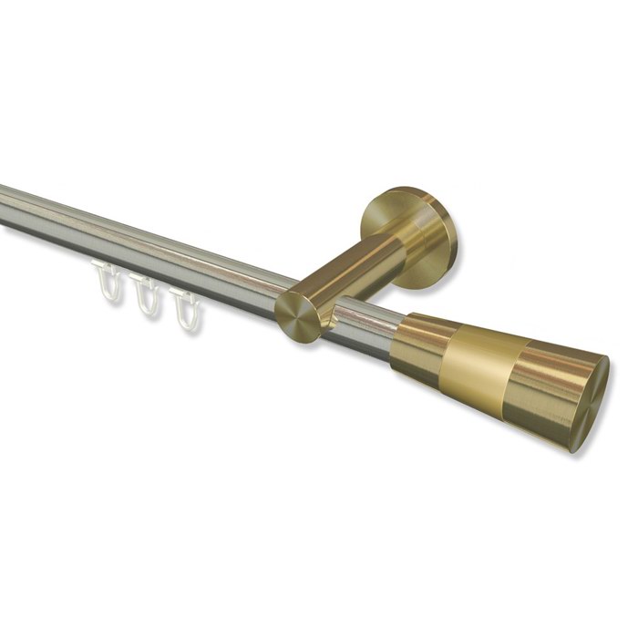 140 cm Edelstahl-Optik 20 mm Ø Platon Tanara Interdeco Innenlauf