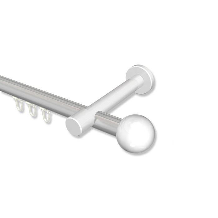 Endstück Kugel mit Ring Gardinenstange 20 mm Stilgarnitur Vorhangstange