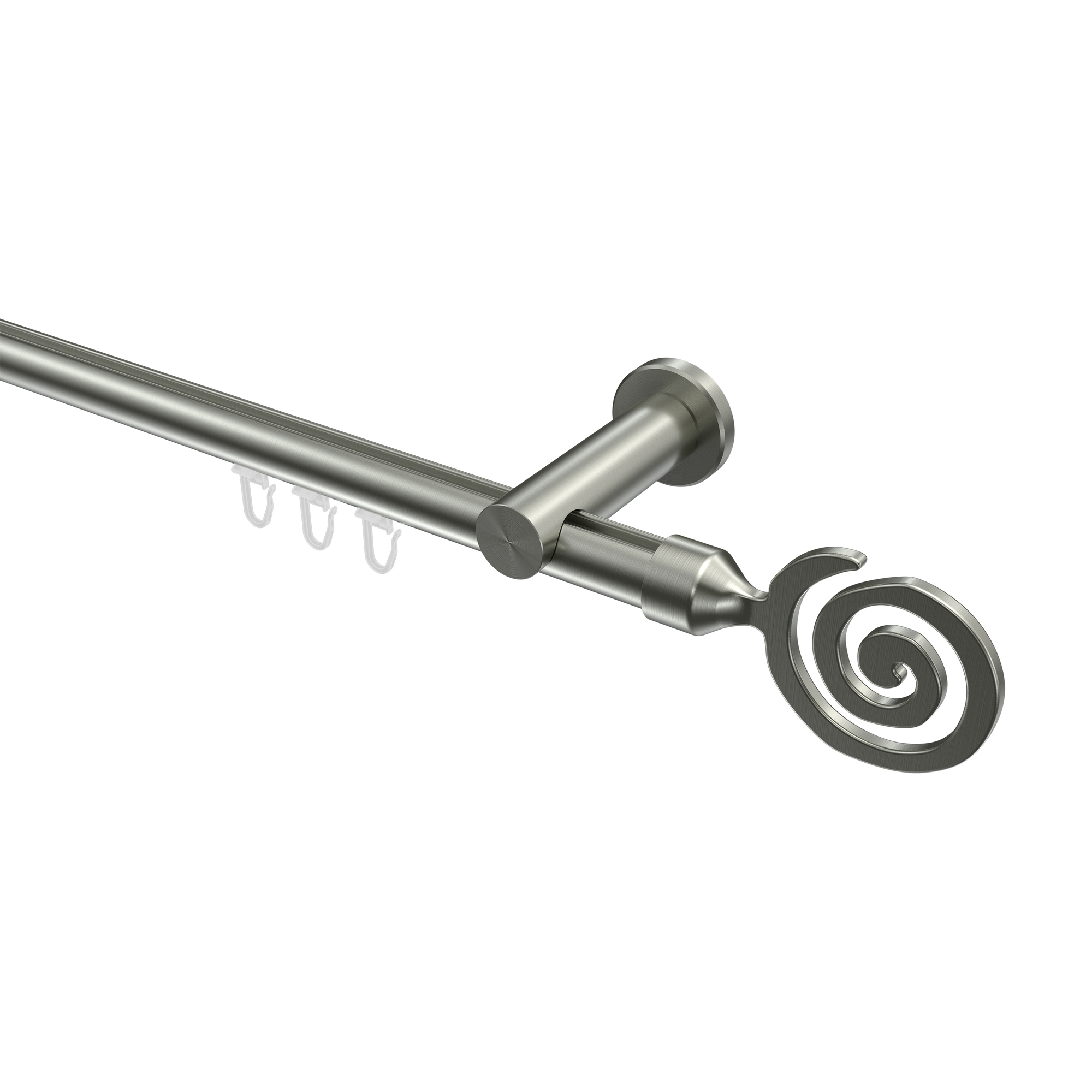 Innenlaufstangen Edelstahl-Optik 20 mm Ø Platon Galaxa