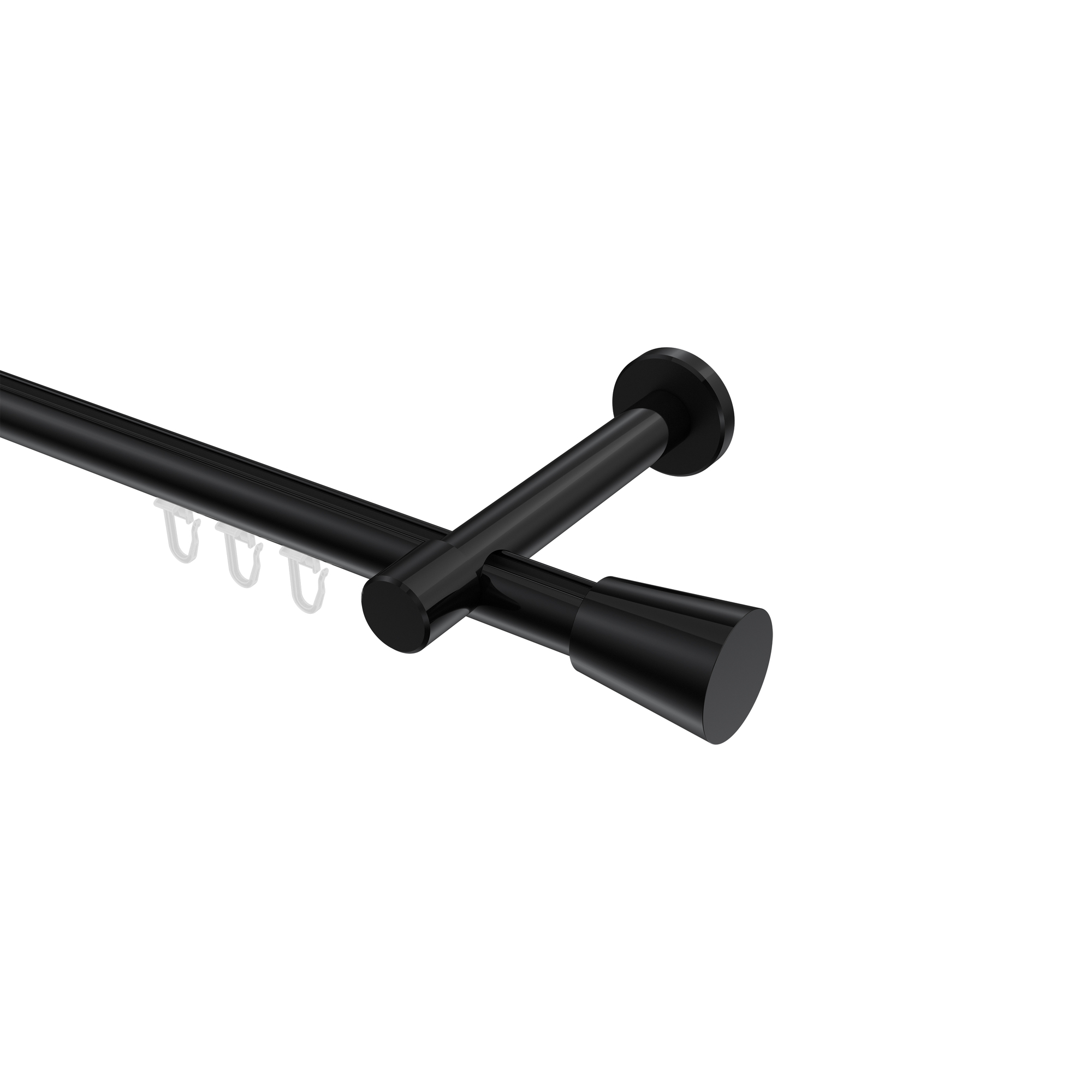 Innenlaufstangen Schwarz, Aluminium / Metall 20 mm Ø Prestige Sitra