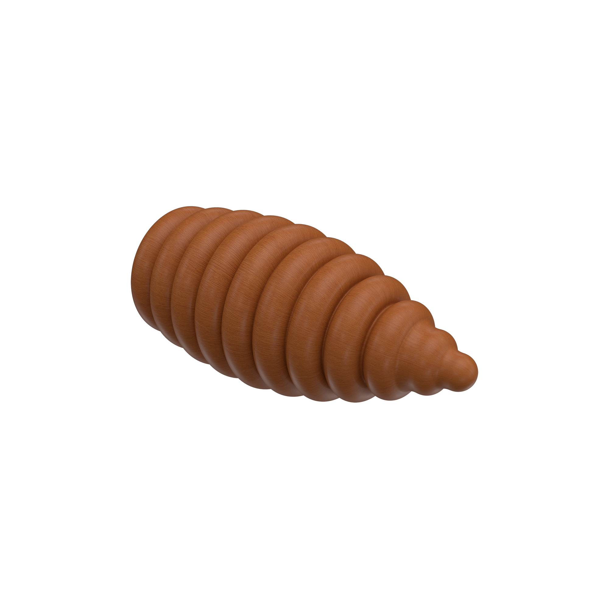 Endstücke Asta (Rillenform) Kirschbaum lackiert für 16 mm Ø Gardinenstangen