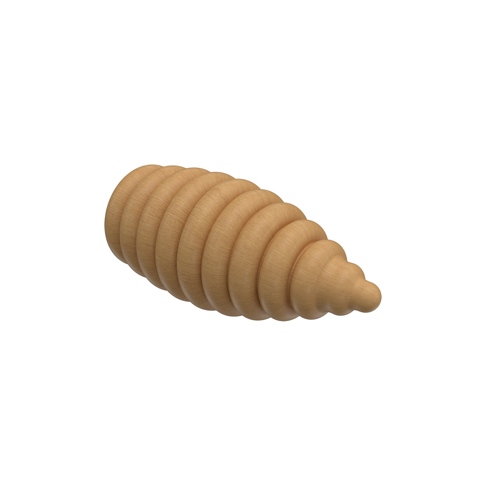 Endstücke Asta (Rillenform) Buche lackiert für 16 mm Ø Gardinenstangen