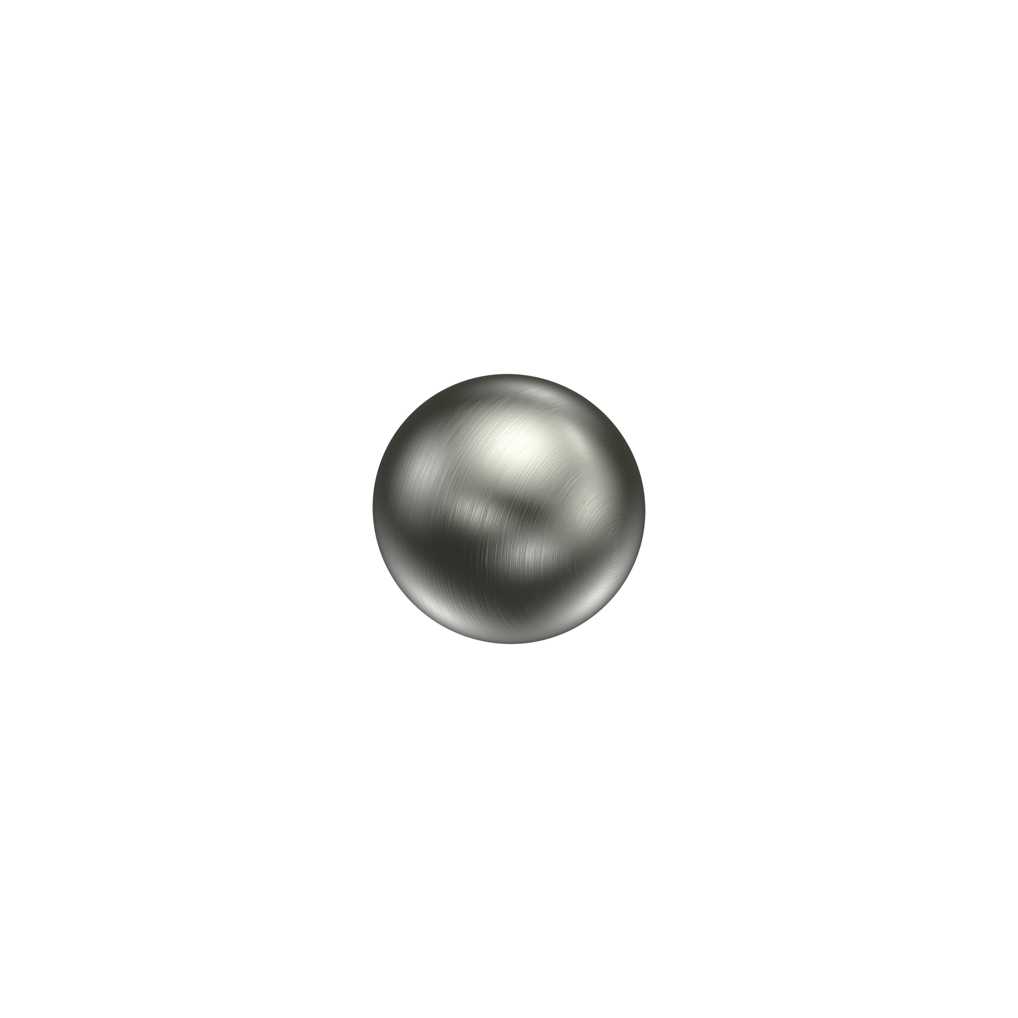 Endstücke Puros (Kugel) Optik für 16 mm Ø Edelstahl-Gardinenstangen
