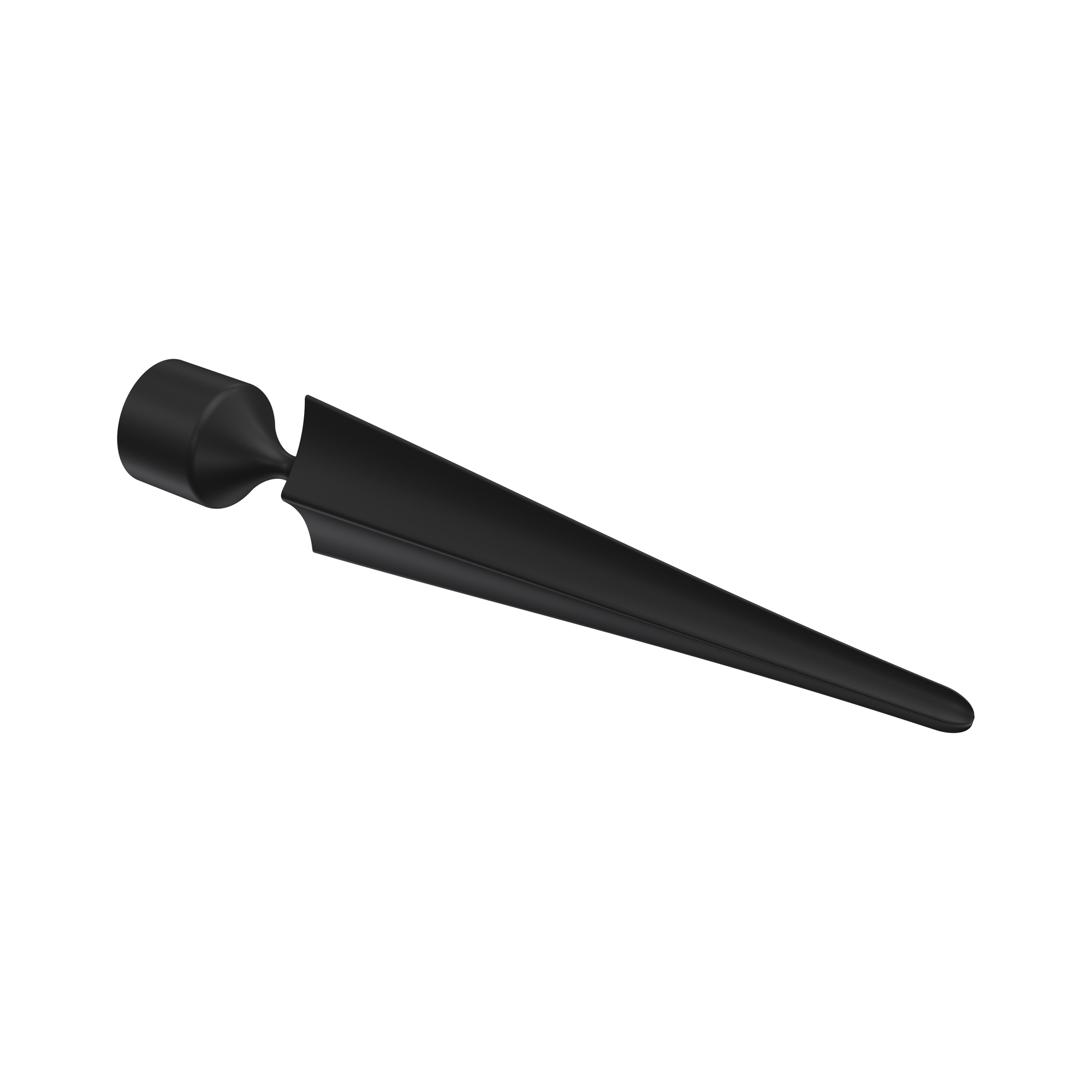Metall Endstücke Lorenzo (Speer) Schwarz für 16 mm Ø Gardinenstangen