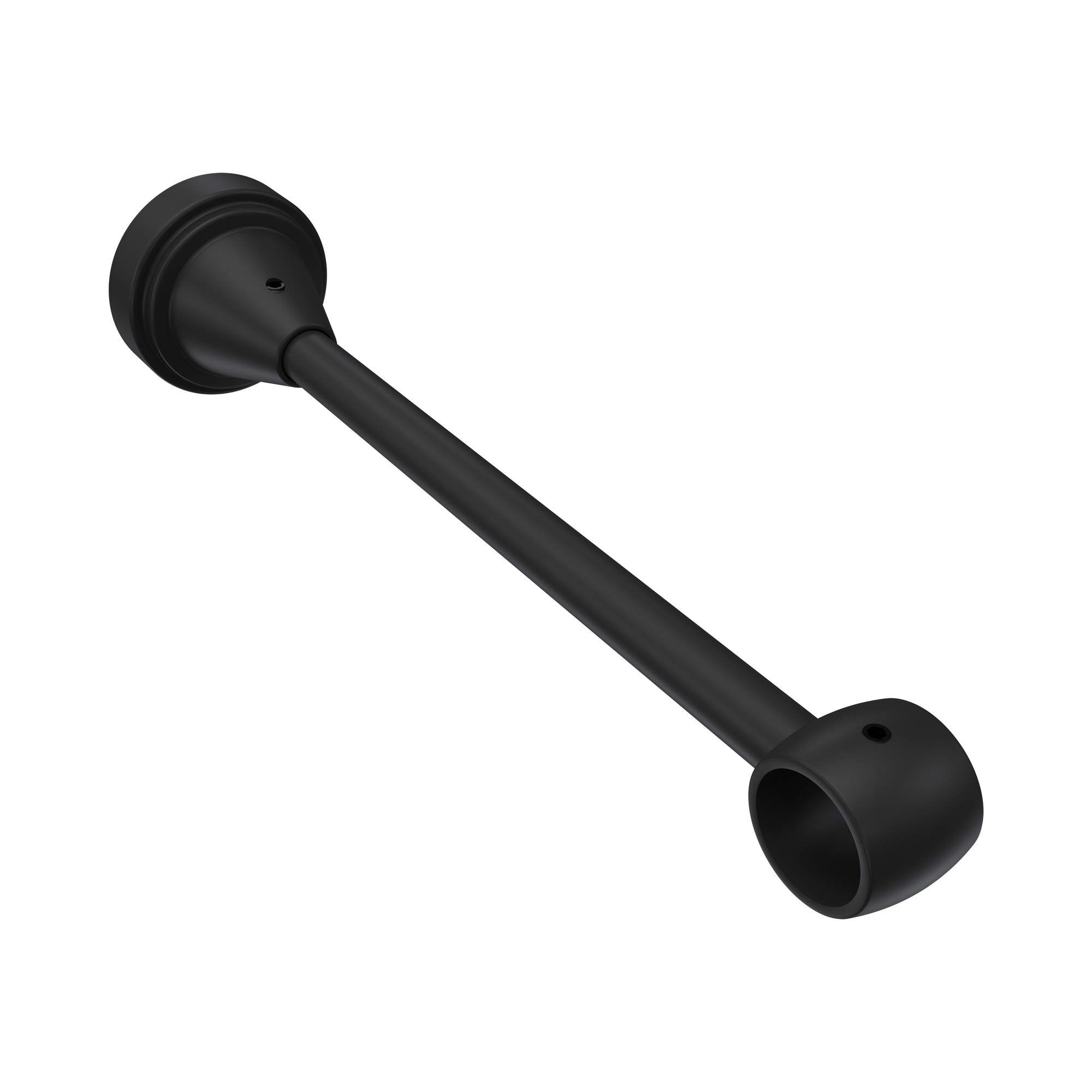 Metall Träger Schwarz 17 cm Primus für 16 mm Ø Gardinenstangen