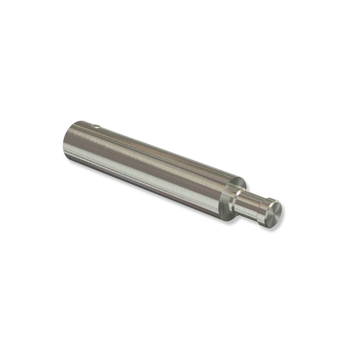 Trägerverlängerung 7,5 cm Typ B16 Edelstahl-Optik für Gardinenstangen-Träger 16 mm Ø