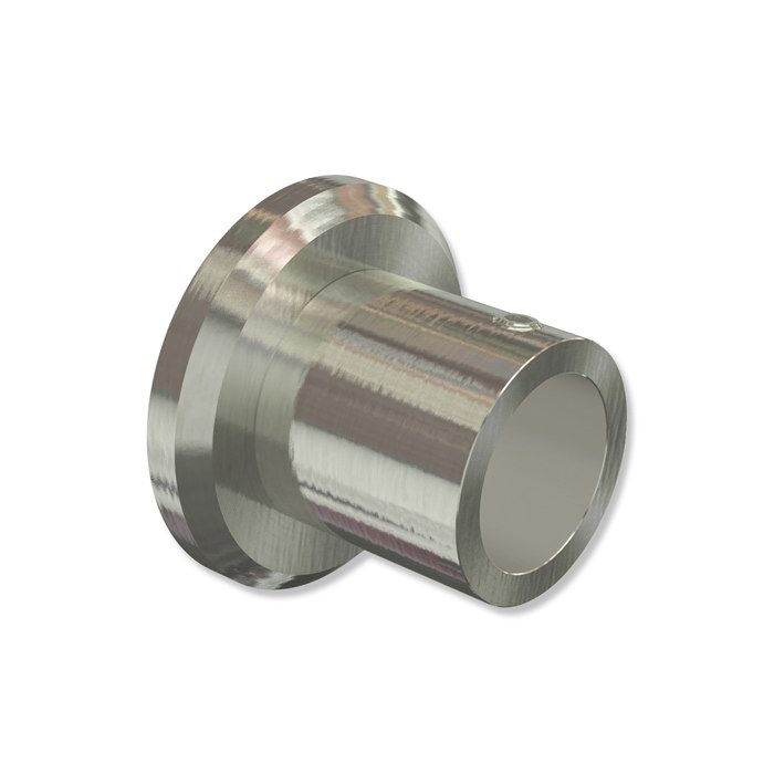 Wandlager / Nischenträger Edelstahl V2A für 16 mm Ø Edelstahl-Gardinenstangen