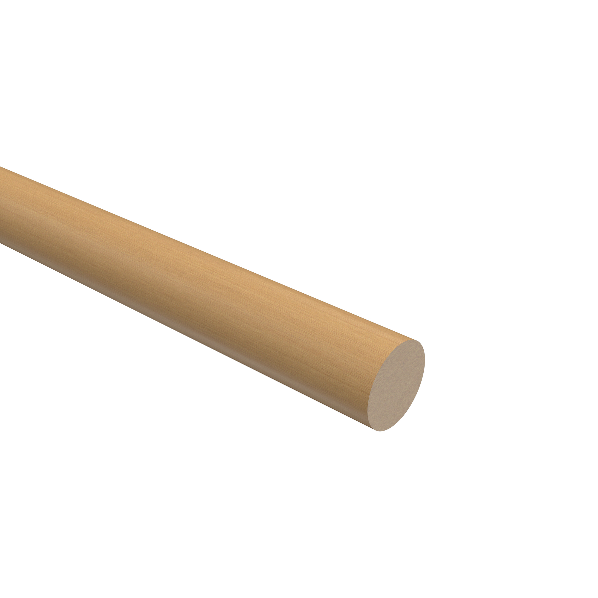 Gardinenstangen Holzstab Buche lackiert (Holzstange) in 16 mm Ø