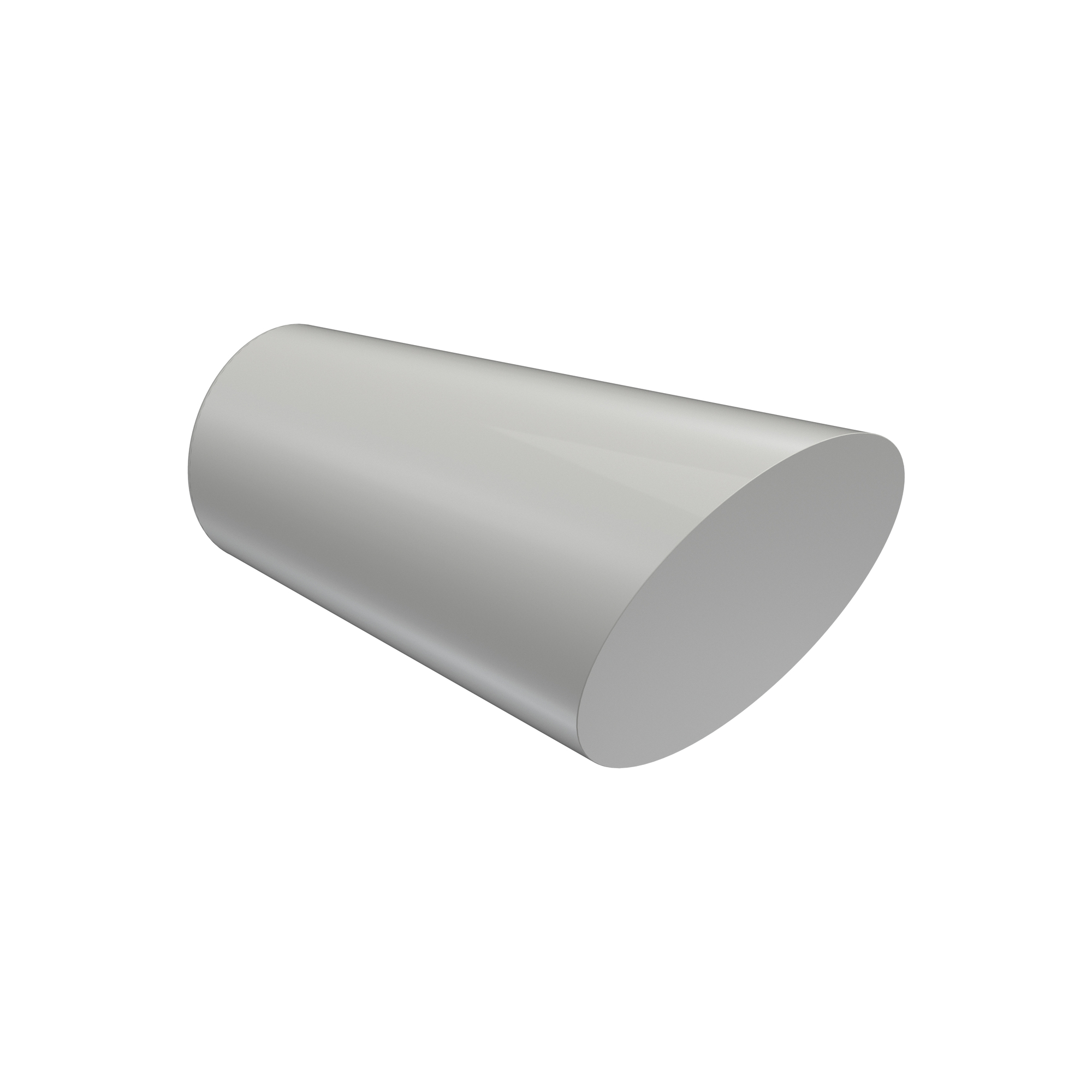 Endstücke Bento (Konus Schräge) Weiß für 20 mm Ø Vorhangstangen