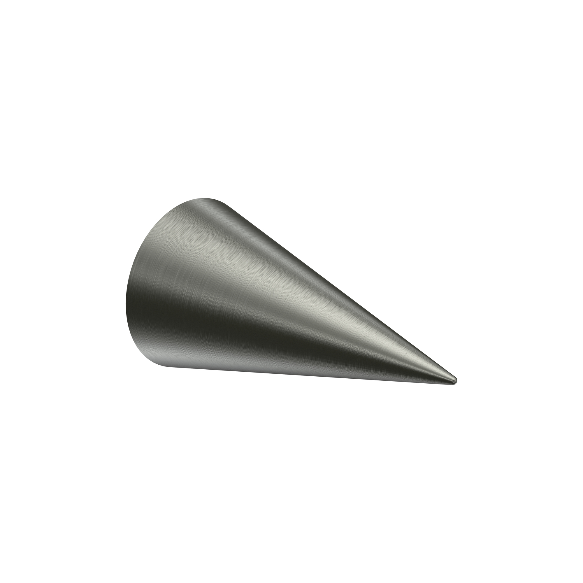 Endstücke Savio (Kegel) Edelstahl-Optik für 20 mm Ø Gardinenstangen