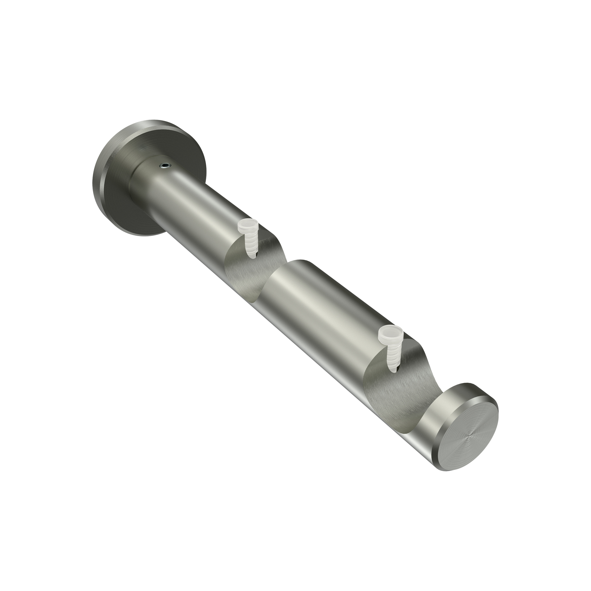 Träger 2-läufig Edelstahl V2A 8 / 14,5 cm Trend für 20 mm Ø Edelstahl-Gardinenstangen