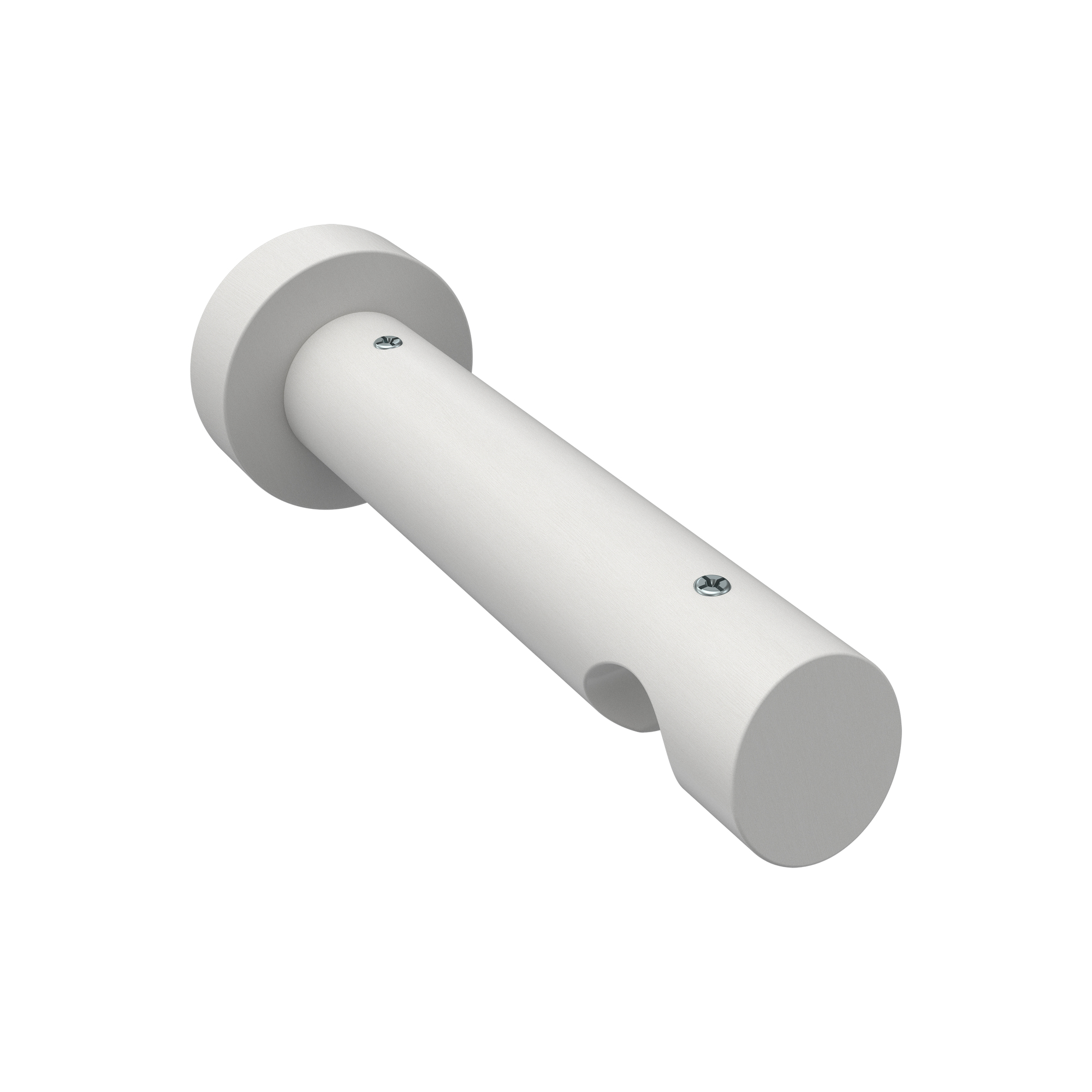 Träger / Halterung Weiß lackiert 12 cm Talent für 20 mm Ø Innenlaufstangen