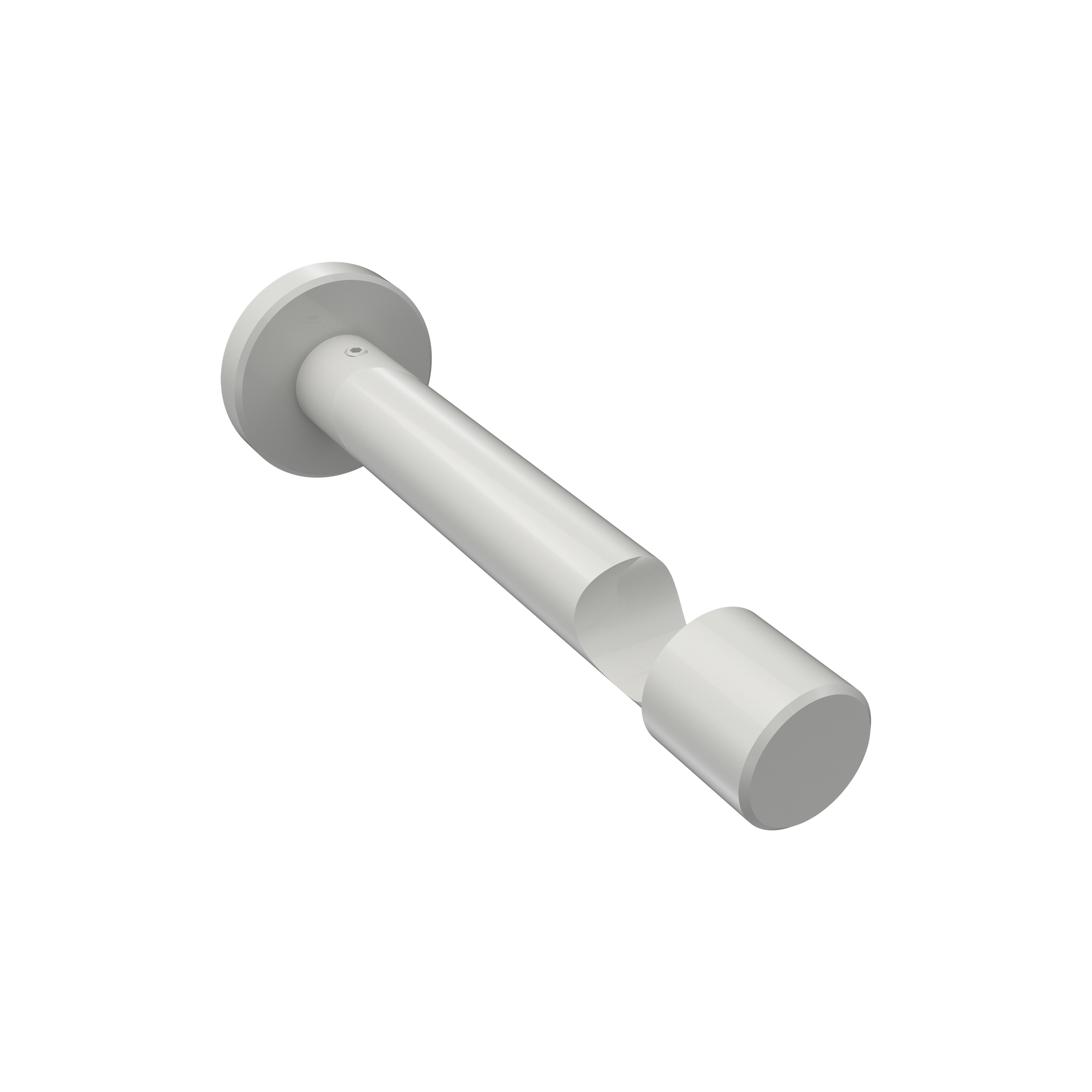 Träger / Halterung Weiß 10,5 cm Prestige für 20 mm Ø Gardinenstangen