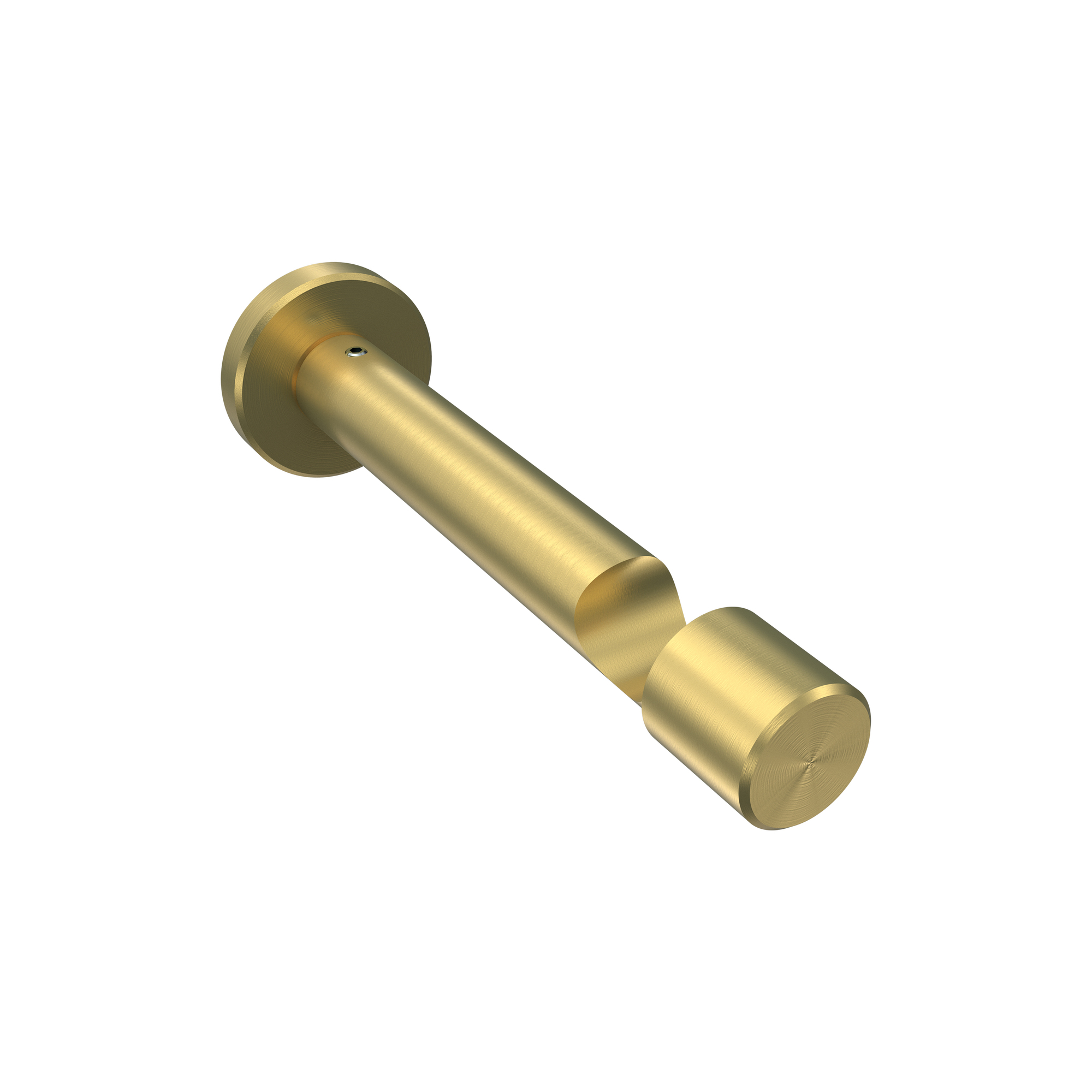 Träger / Halterung Messing-Optik 10,5 cm Prestige für 20 mm Ø Gardinenstangen