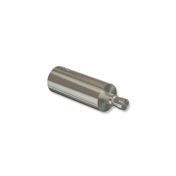 Trägerverlängerung 5 cm Typ B20 Edelstahl V2A für Gardinenstangen-Träger 20 mm Ø