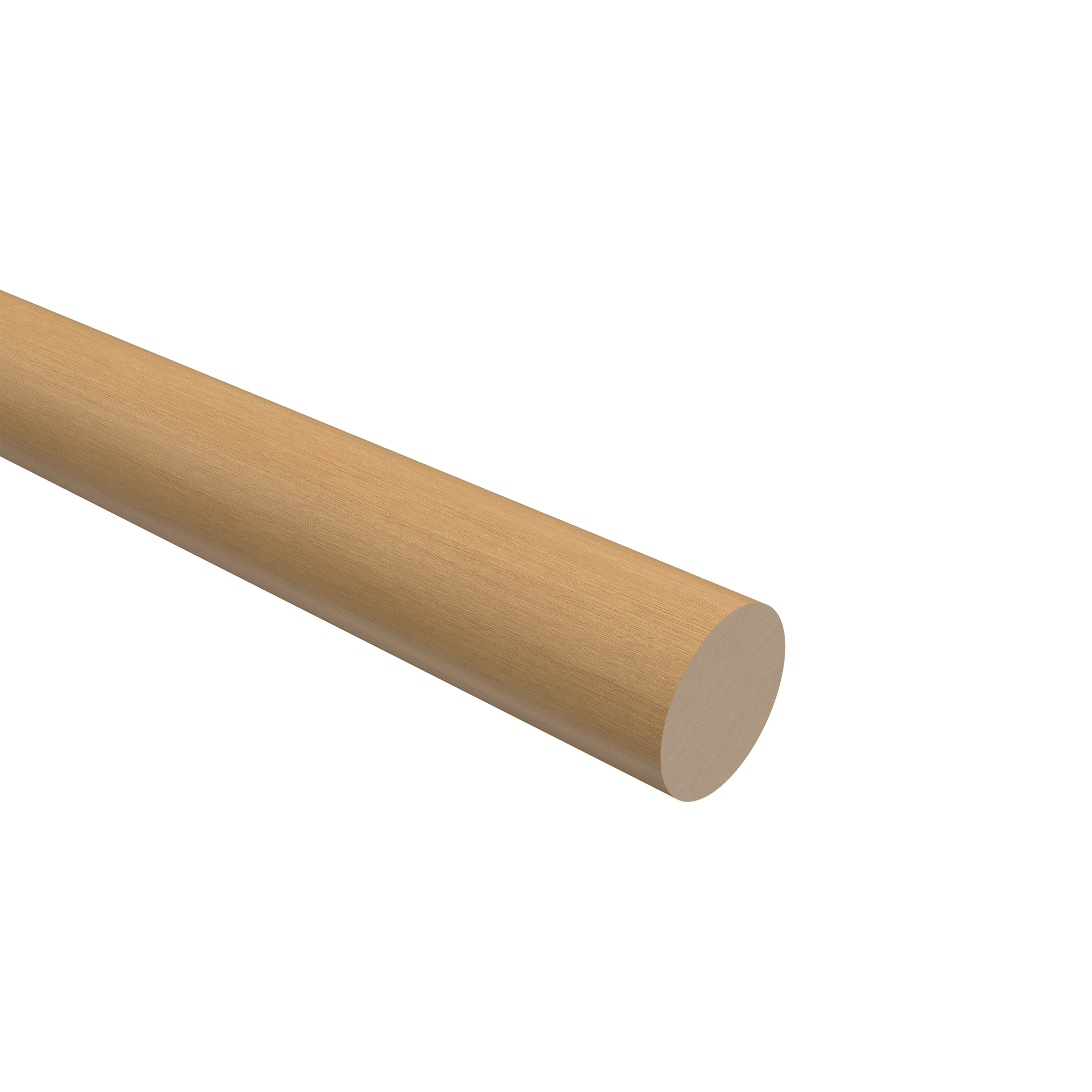 Gardinenstangen Holzstab Buche lackiert (Holzstange) in 20 mm Ø