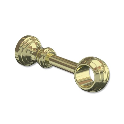 Träger / Halterung Messing 12 cm Classic für 28 mm Ø Gardinenstangen