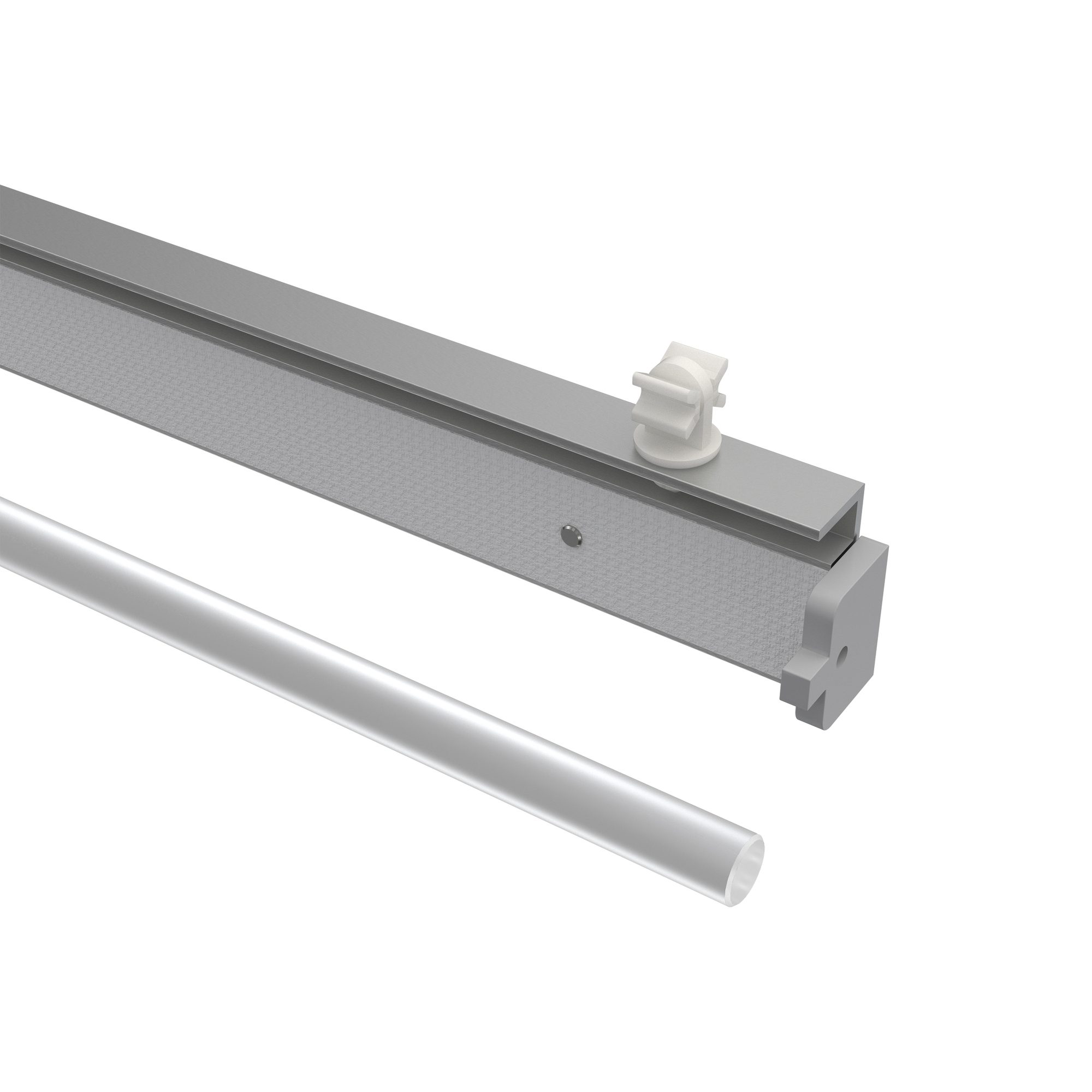 Paneelwagen Universal Aluminium 60 cm Silbergrau mit Klettband