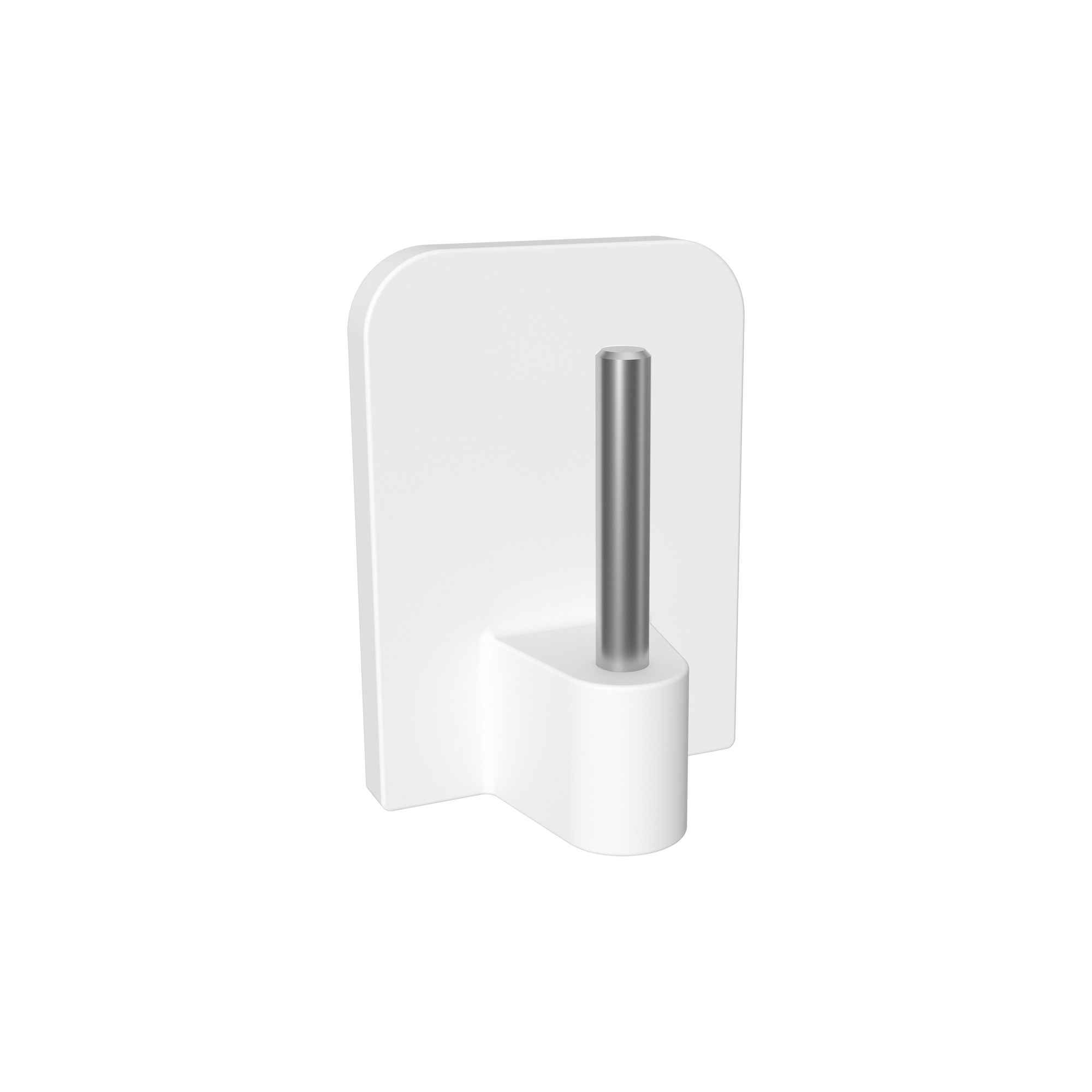 Klebehaken Weiß für Vitragestangen / Scheibenstangen