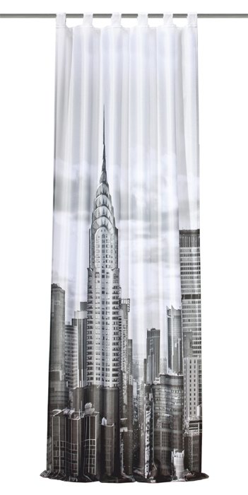 Schlaufenschal - Vorhang Dessin Manhattan (60) in 140 x 245 cm